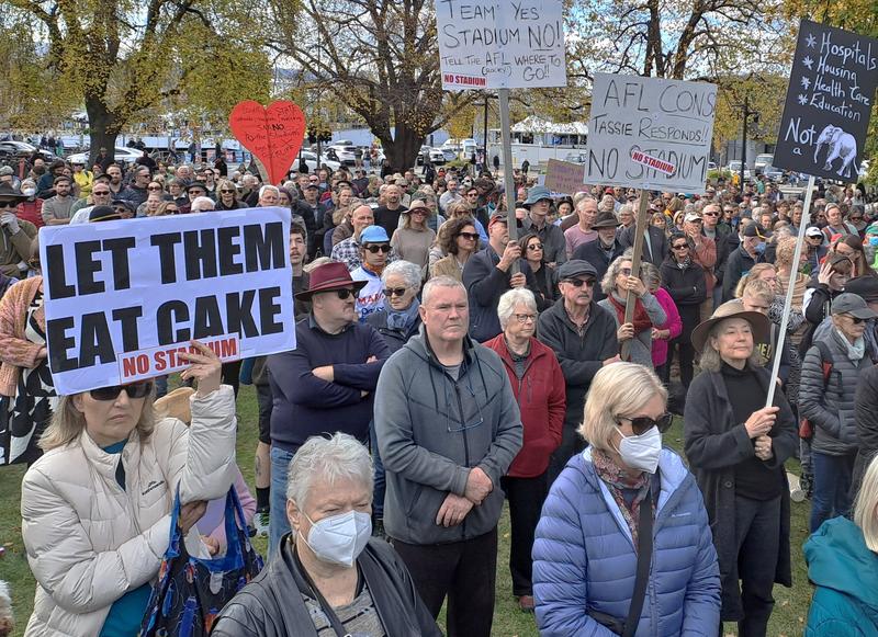 Tasmania’s stadium plan means a billion for footy, nothing for housing