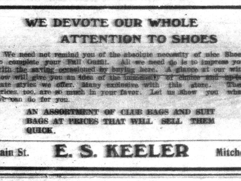 Reflections: Keeler Shoes was the 'sole' of Mitchell