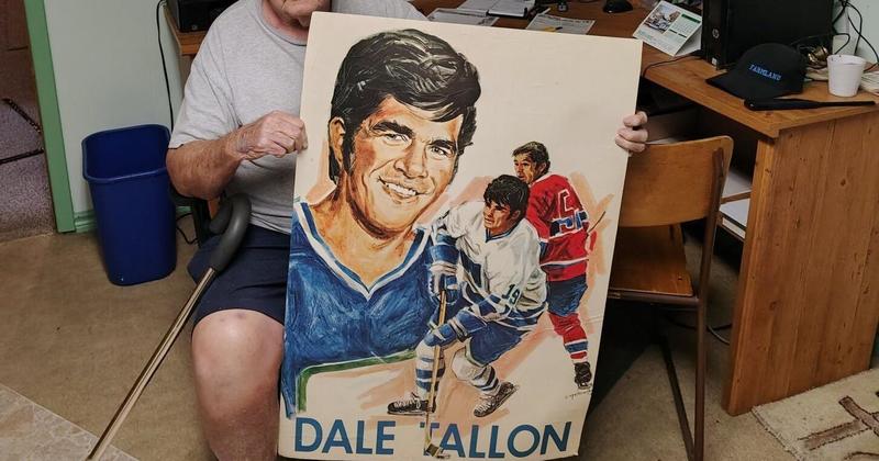 Dale Tallon poster finds new home