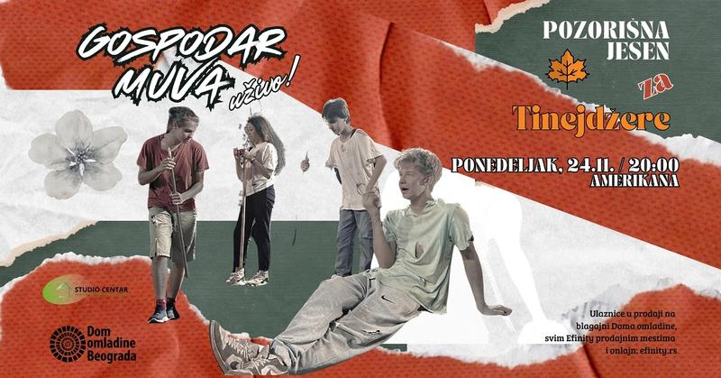 Predstava „Gospodar muva – uživo“ u nastavku Pozorišne jeseni za tinejdžere na sceni DOB Predstava „Gospodar muva – uživo“ u nastavku Pozorišne jeseni za tinejdžere na sceni DOB