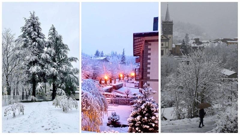 La magia della neve in Emilia Romagna (non solo ad alta quota): l’Appennino e la collina si risvegliano in un paesaggio da cartolina /