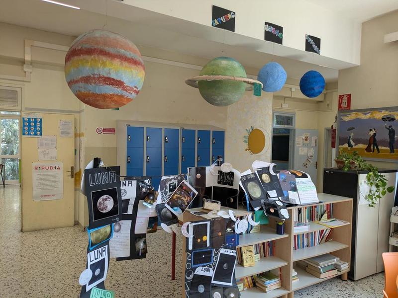 Gli astronauti della Stazione spaziale internazionale in collegamento con gli studenti di una scuola di Livorno