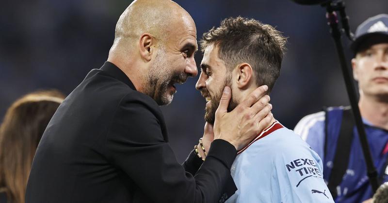 Encontra alguém que olhe para ti como Pep olha para Bernardo