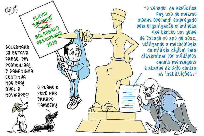 Bolsonaro na prisão e 01 pode se ferrar