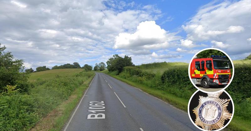 Two rescued from vehicle after getting trapped in a ditch