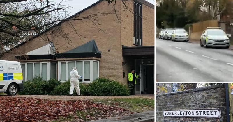 ‘He’s dead’ screams as alarm blares and people in pyjamas evacuate after murder