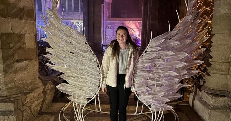 I was transported to an old Christmas movie at Peterborough Cathedral's winter wonderland