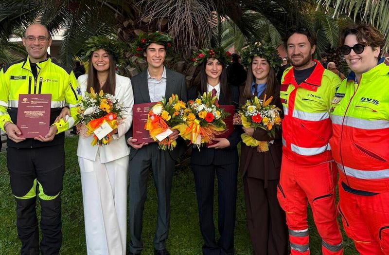 Livorno, quattro volontari Svs laureati col massimo dei voti