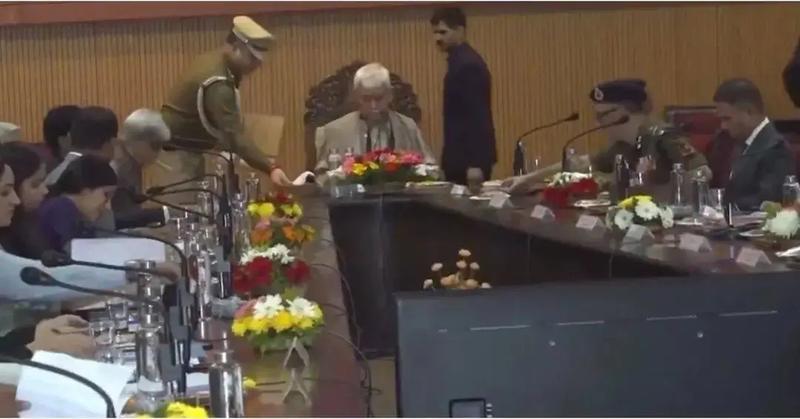 LG Sinha chairs high-level security meeting with top officials in Jammu