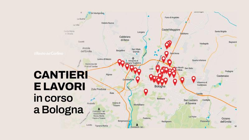 Lavori in corso a Bologna, cosa cambia dal 24 novembre: la mappa