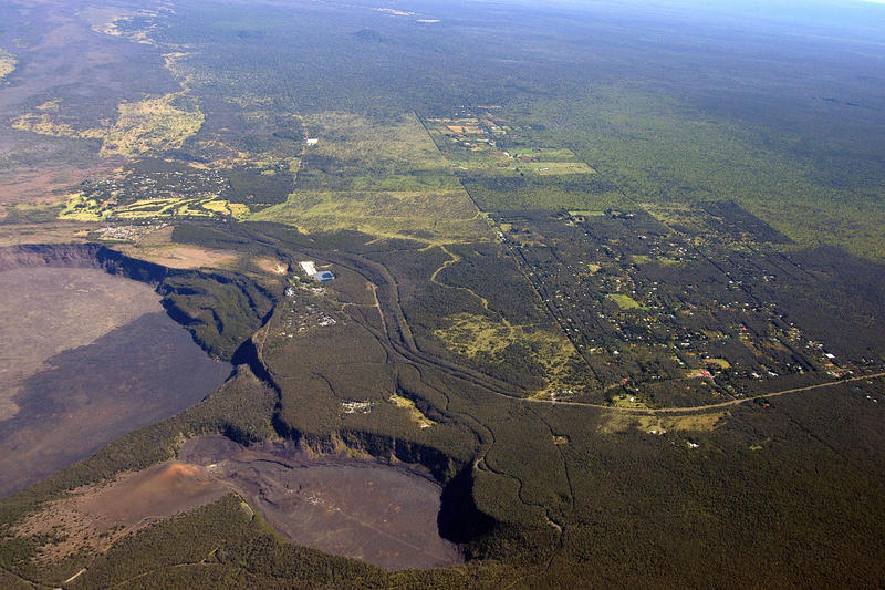 The only town in the US near the summit of an active volcano