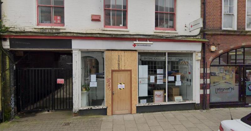 Plans for shopfront in historic street to be refurbished Plans for shopfront in historic street to be refurbished