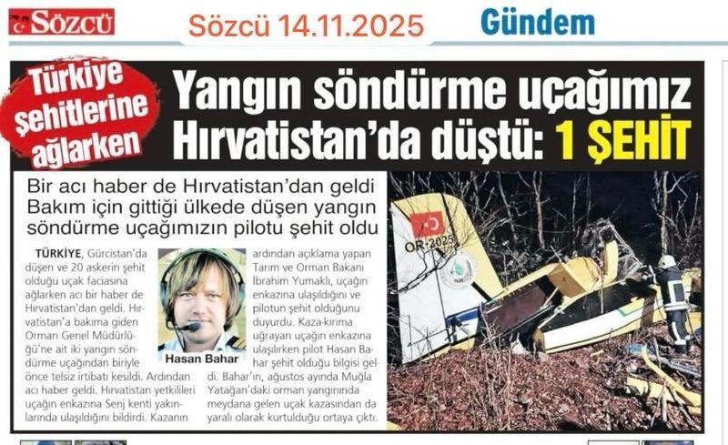Uçuyoruz dedik, motor ABD’ye takıldı; yangını söndürecektik, bakım Hırvatistan’a kaldı Uçuyoruz dedik, motor ABD’ye takıldı; yangını söndürecektik, bakım Hırvatistan’a kaldı
