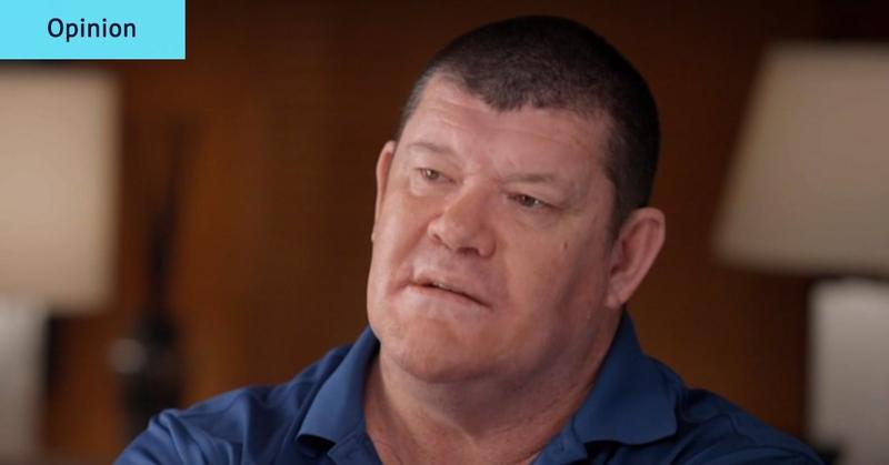 James Packer’s hate vomit lands on curious shoes