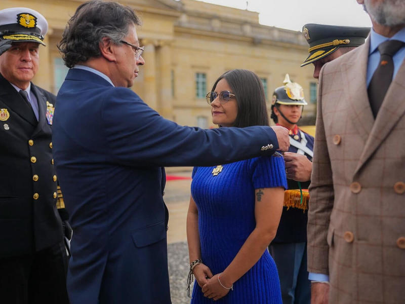 Sin ambición, Angie Rodríguez se empodera en el primer círculo de Petro