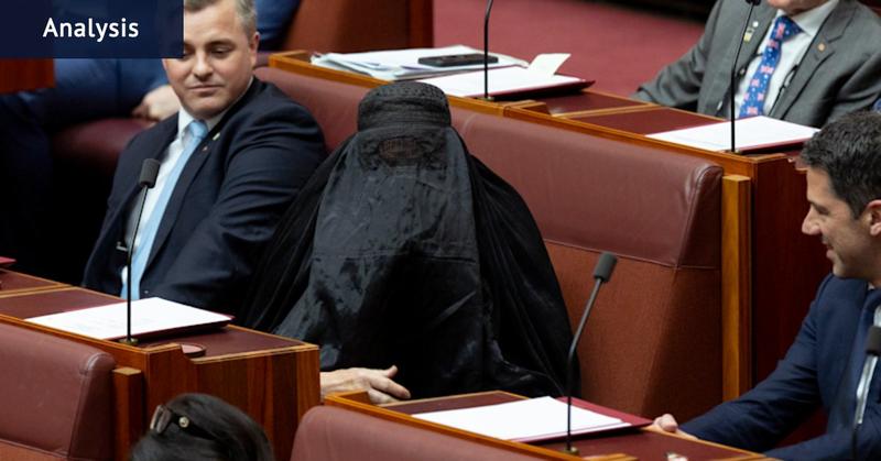 Hanson’s stupid burqa stunt gives Ley a chance to break free of her clutches