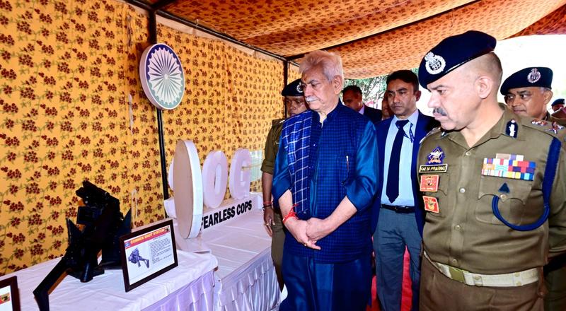 LG visits J&K Police Commando Training Centre in Jammu
