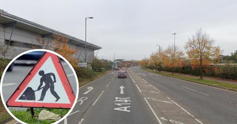 £642k roadworks in Norwich extended due to bad weather