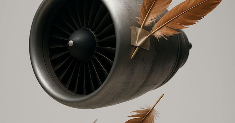 The Jet Engine Has No Feathers