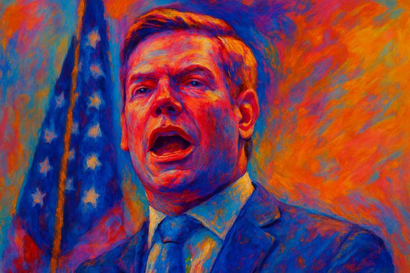 Swalwell Huffs and Puffs, But Won’t Blow Trump’s Ballroom Down