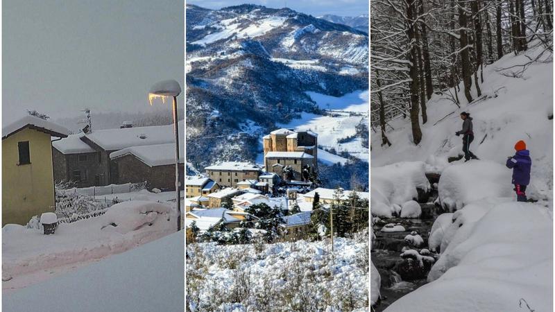 Neve in arrivo anche in collina: in Emilia Romagna scatta l'allerta gialla