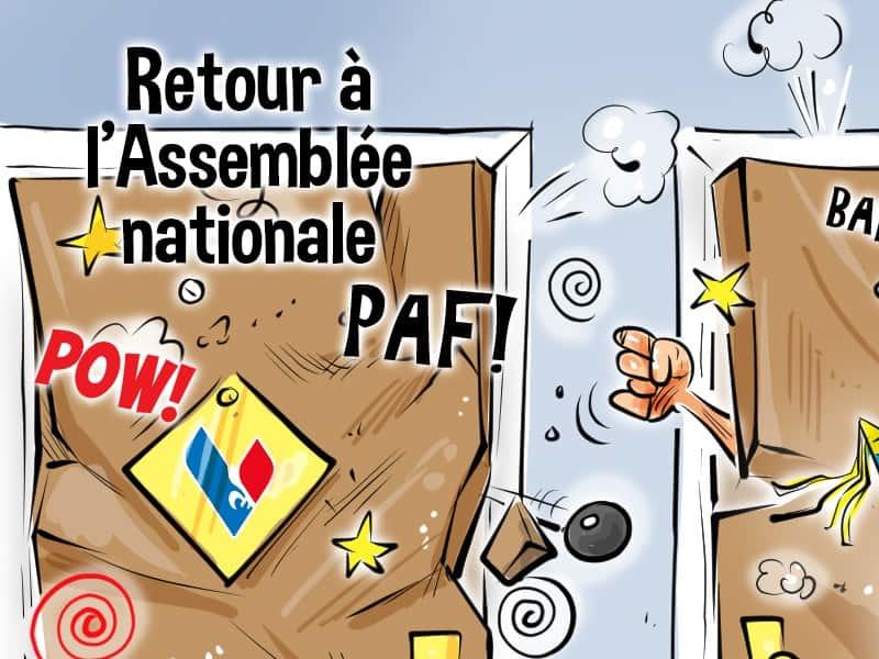 Retour à l'Assemblée nationale