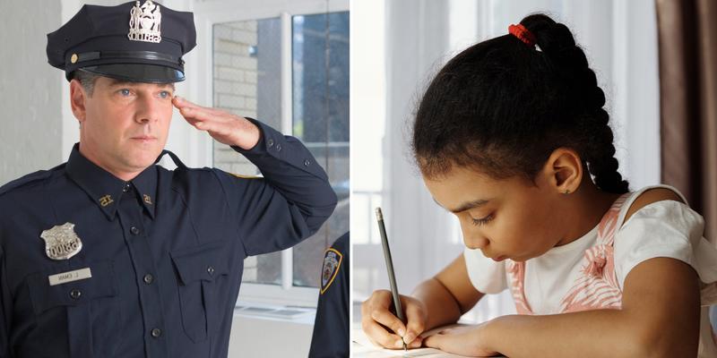 10-year-old girl walks into police station and brings officers to tears with 2 simple words