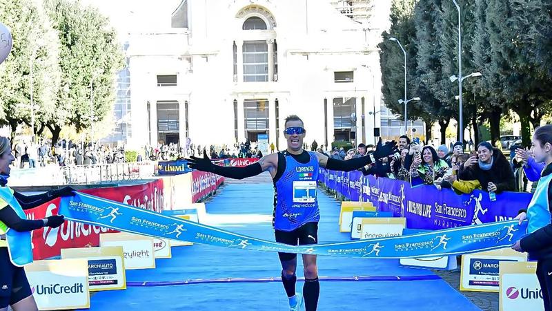 Lotti, altra vittoria e con il record. Bis alla San Francesco Marathon
