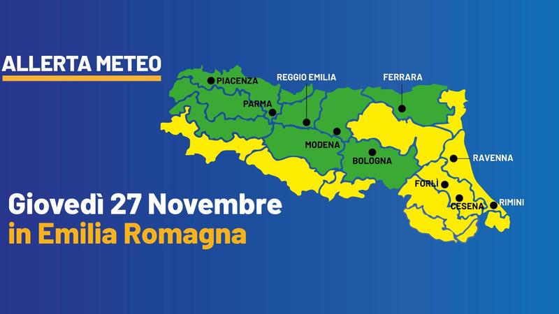 Nuova ondata di maltempo in Emilia Romagna con freddo, vento e neve. Attenzione a nebbia e gelate