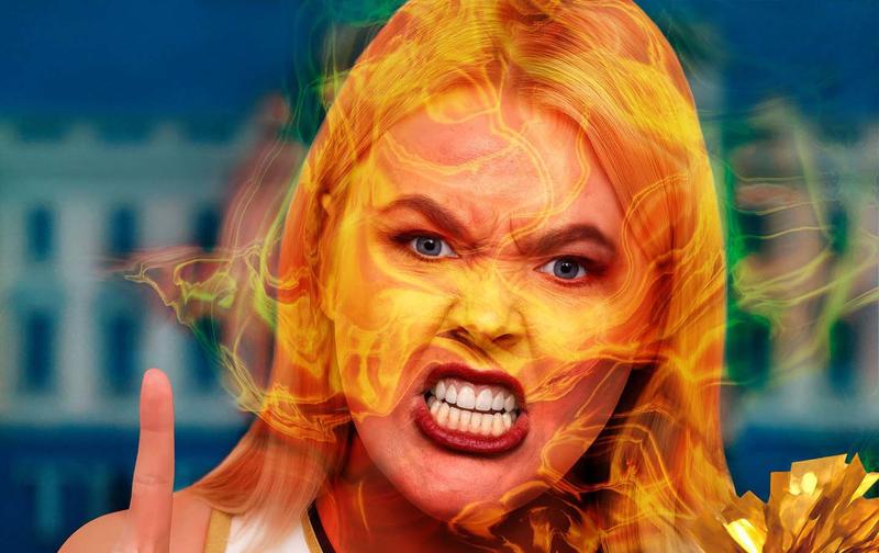 Karoline Leavitt Cheer(mis)leader