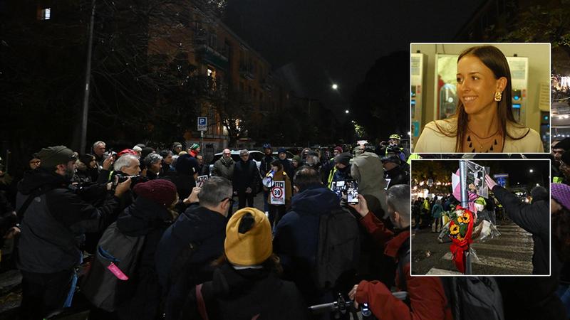 “Viola, eri un’anima splendida”, il presidio degli amici sul luogo della tragedia