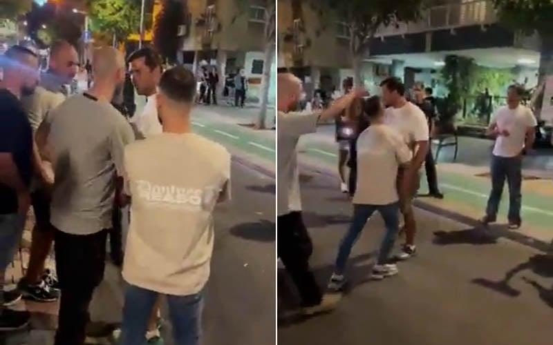 Police forcefully arrest man standing near right-wing protest without clear cause Police forcefully arrest man standing near right-wing protest without clear cause