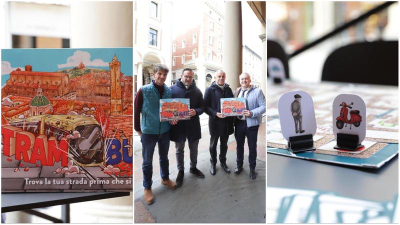 ‘Trambusto’, ecco il gioco da tavolo sul tram “per trovare la tua strada prima che ti sposti” ispirato alla Bologna che cambia
