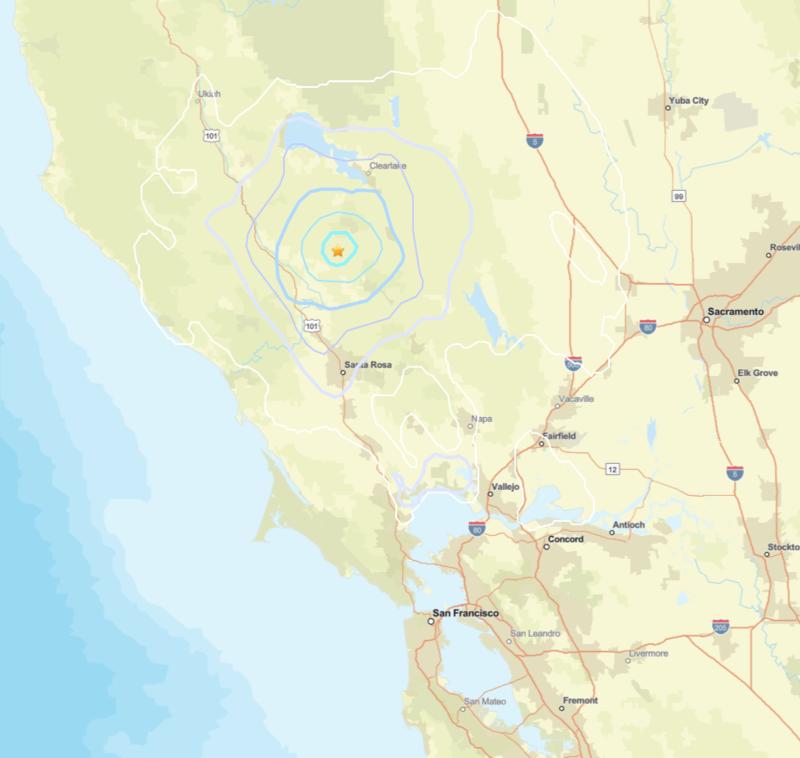 Multiple earthquakes rattle Northern California early Thanksgiving morning