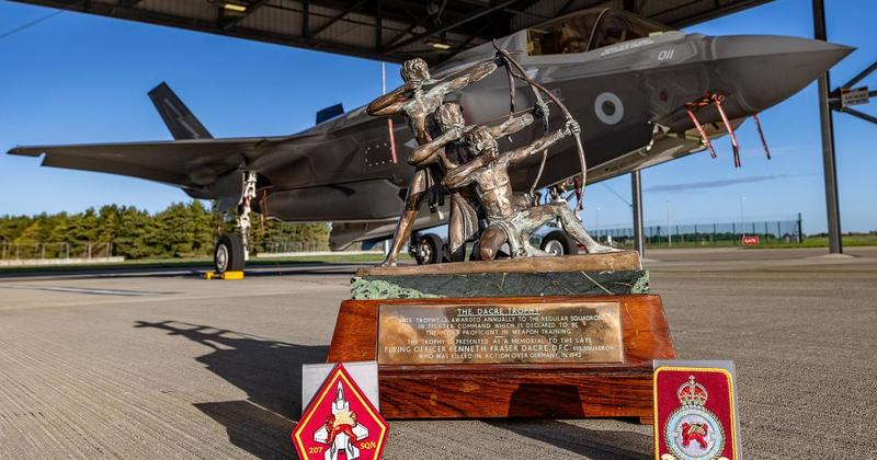 RAF squadron earns top honours for 'excellence in action'