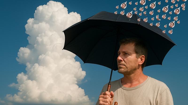Pelo menos o Bolsonaro não tá pegando chuva