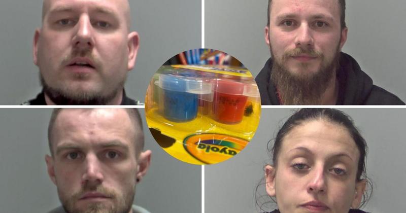 'Paint pot gang' use tiny containers to flood Norfolk town with cocaine 'Paint pot gang' use tiny containers to flood Norfolk town with cocaine