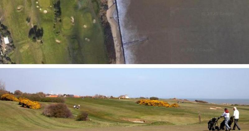 Talk about a sand trap! Golf club forced to change course as fairways fall onto beach Talk about a sand trap! Golf club forced to change course as fairways fall onto beach