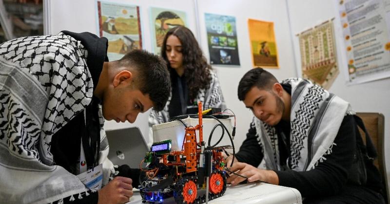 Big dreams for Palestinian teens at Singapore robot fest