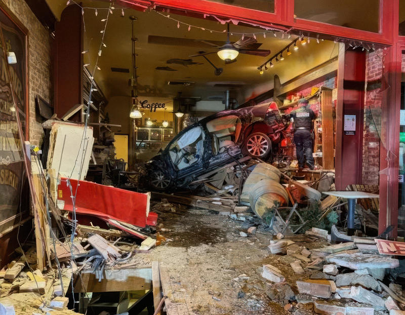 90-year-old man crashes car into Bay Area coffee shop on Thanksgiving night