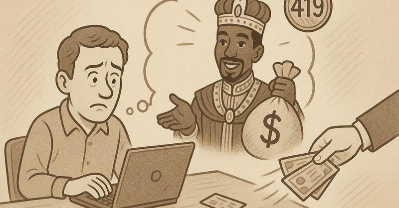 Llego carta de Nigeria… estafa 419