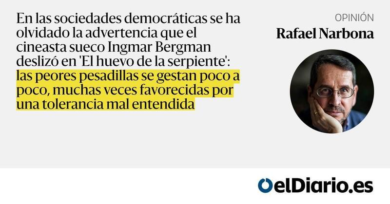 La paradoja de la tolerancia