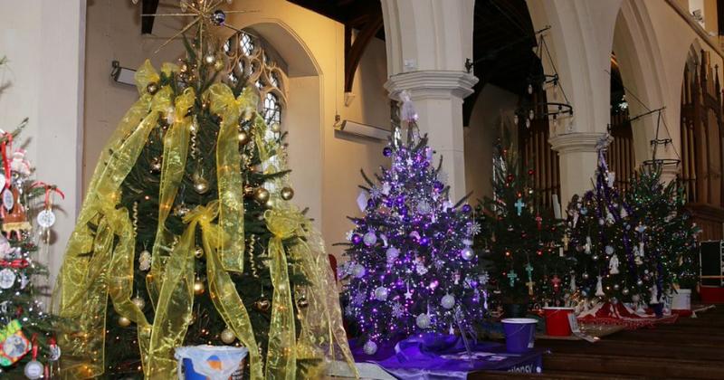 Christmas tree festival lights up for its 25th anniversary Christmas tree festival lights up for its 25th anniversary