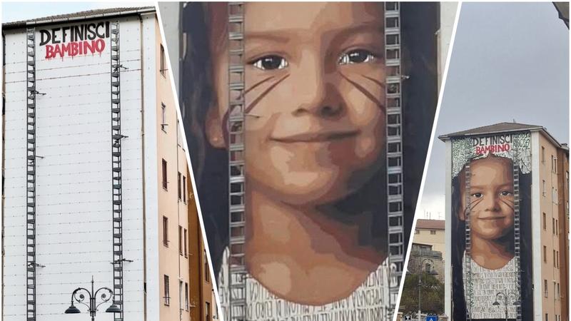 Hind Rajab, Jorit dedica un grande murale alla bimba palestinese