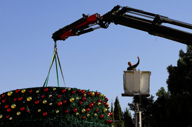A Betlemme è di nuovo un Natale di luci