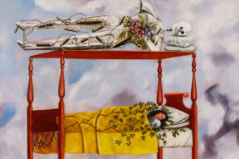 “El sueño” de Frida Kahlo, por Valentina Rodríguez