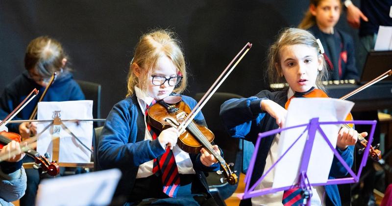 Pupils take to the stage to showcase their musical talents