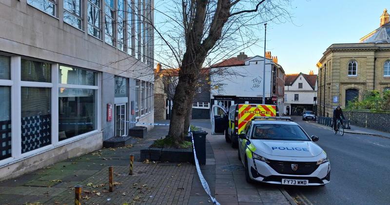 Police cordon off part of street near city club land following incident