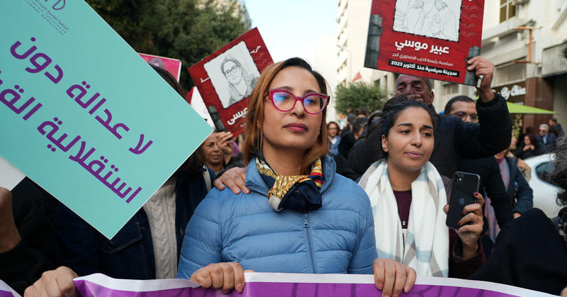 Tunisian police arrest opposition figure Chaima Issa to enforce 20-year jail term Tunisian police arrest opposition figure Chaima Issa to enforce 20-year jail term