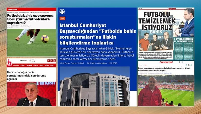 Bahis oynayan futbol yazarı yok mu? Bahis oynayan futbol yazarı yok mu?